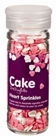 Cake Decoraties Heart Sprinkles 100ml