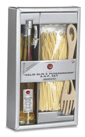 Giftset Pasta, Olive Oil & Bailingscoop