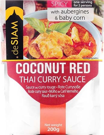 deSIAM Coconut Red Curry Sauce 200g