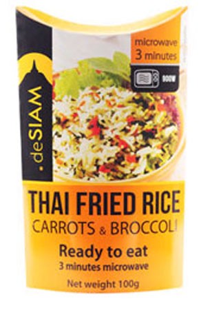 deSIAM Instant Fried Rice Carrots/Broccoli 100g