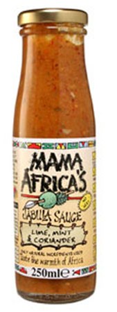 Mama Africa's Lime, Mint & Coriander Jabula Sauce 250ml