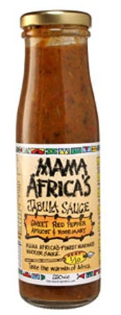 Mama Africa's Sweet Red Pepper, Apricot & Rosemary Jabula Sauce 250ml