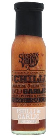 Sussex Valleys Chilli & Garlic Dressing 240gr